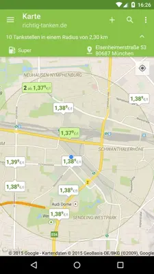 Richtig Tanken android App screenshot 10