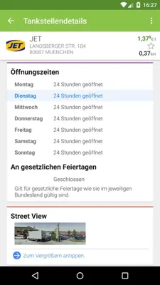 Richtig Tanken android App screenshot 5