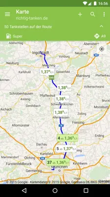 Richtig Tanken android App screenshot 7